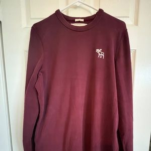 Abercrombie & Fitch | Large | Burgundy Long Sleeve Shirt | Like New